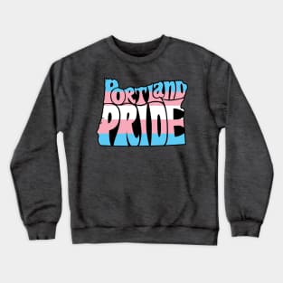 Portland Pride Festival - Trans - Oregon Silhouette Crewneck Sweatshirt